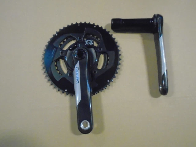 Quarq DZERO Straßenleistungsmesser 170 mm 52./36T schwarz ¬