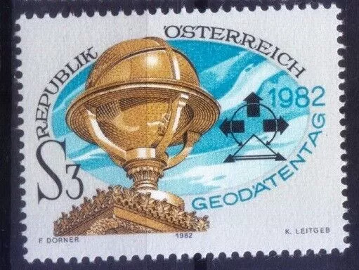Geodesists Day 1982, Geology, Science, Austria 1982  MNH [Ts]