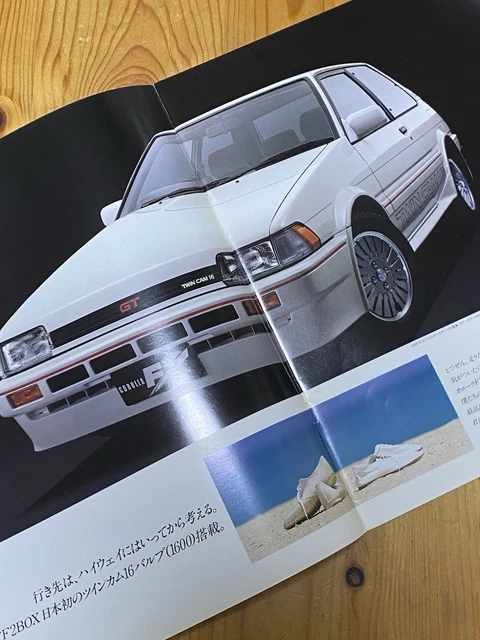 CATALOG] 1989 TOYOTA COROLLA LEVIN brochure Japan AE92 AE91 GT