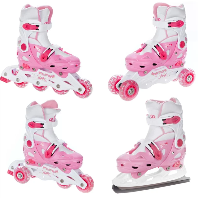 Rollers Raven Roller en ligne Lia roue LED du 34 au 37 + patin a glace