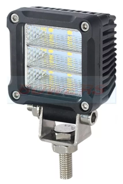 12 V/24 V kleine kompakte quadratische LED Arbeitsleuchte Arbeitslampe LKW Schritt 15 W 1200 Lumen