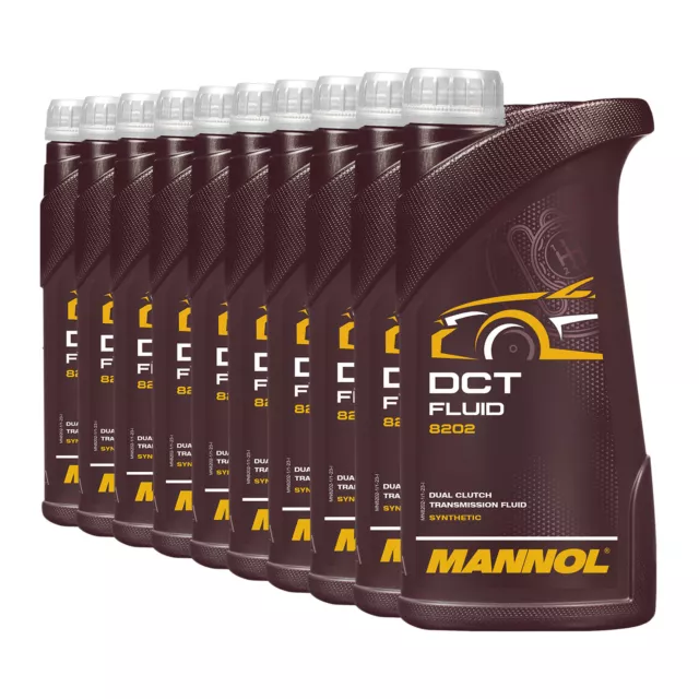 10 (10x1) Liter MANNOL DCT Schaltgetriebeöl für VW G 052182/ G 052529