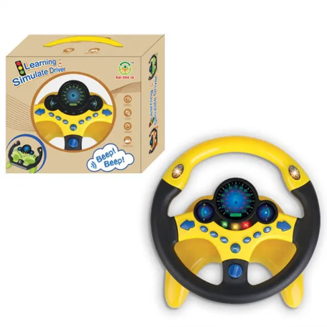 Kids Baby Simulation Driving Car Toy Steering Wheel With Sound Driving Car Gift