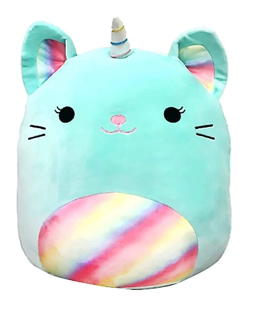 SQUISHMALLOW NICOLE THE Unicorn Cat Soft Plush Pillow 7.5" / 19cm EUR 29,95 PicClick FR