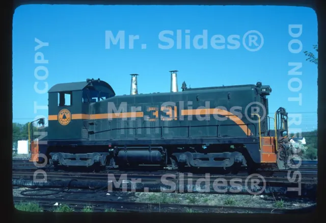 Original Slide MEC Maine Central SW7 331 Bangor ME 1977