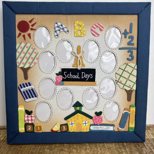 "Álbum de fotos de los días escolares de 1-12o grado hecho por colecciones, etc. 12x13"
