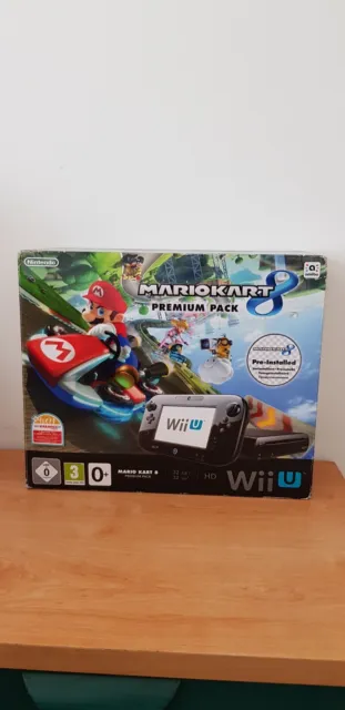 Console Wii U 32 Go Premium Pack Mario Kart 8 préinstallé en boite COMPLÈTE TBE