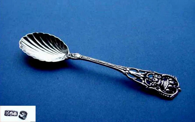 Gorgeous Serving Spoon/Jam Spoon , 800er Silver C40