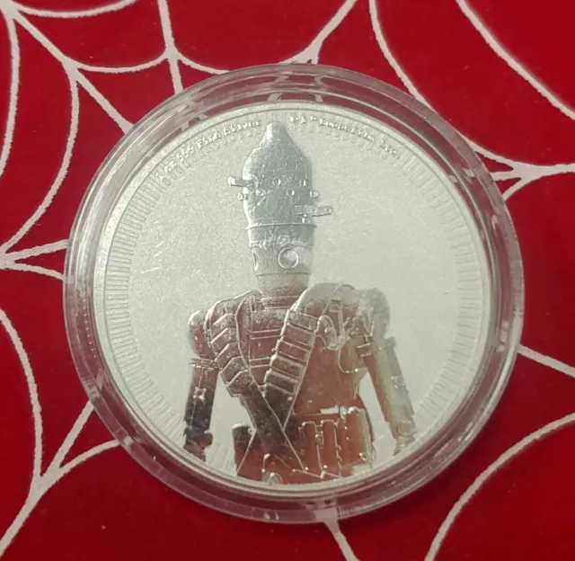 2022 Niue Star Wars IG-11 Assassin Droid ⭐1 Oz .999 Silver Coin SIGMA TEST🔬💰