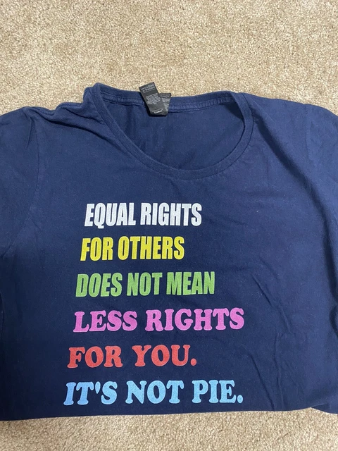 Equal Rights Pride Unisex Man Women Funny Cool Graphics T-Shirt