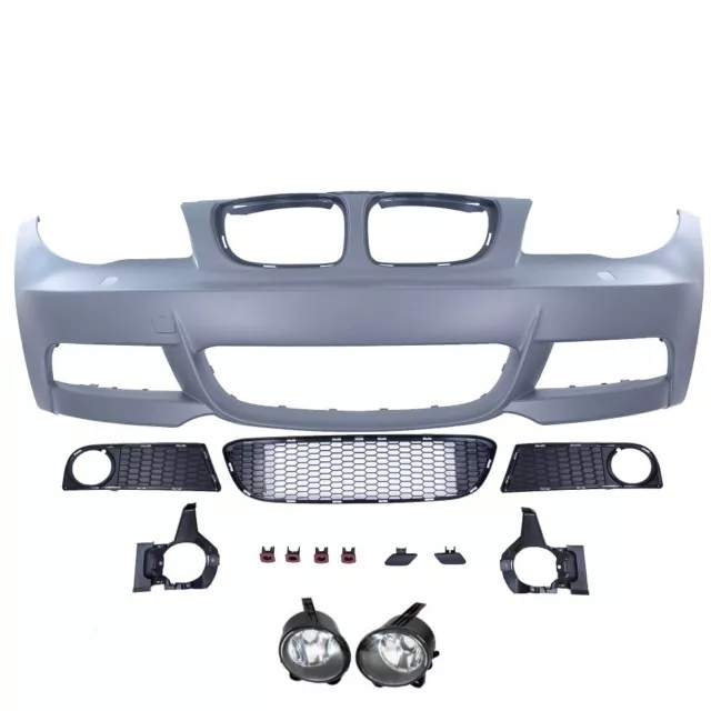 Parechoc Avant Pack M Pour Bmw Serie 1 E81 E82 E87 E88 + 2 Antibrouillard