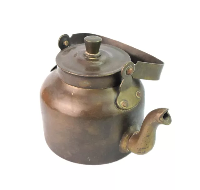 Tè / Caffè Kettle Ottone Indiano da Cucina Utilità Pot Vintage Tema Decor