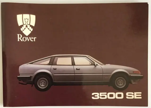 ROVER 3500 SE Car Owner's Handbook 1981 #AKM5106