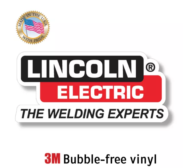 Lincoln Electric Welder Decal Sticker 3M Usa Made Truck Vehicle Window Wall Car