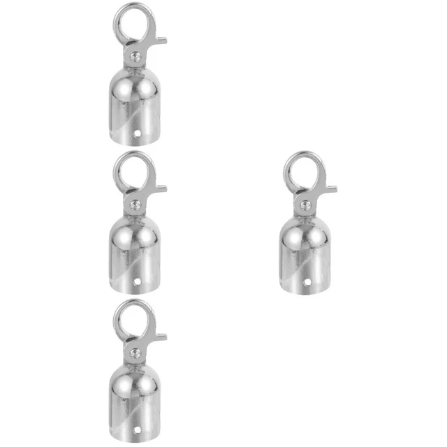 4x tope de cordón amortiguador de cuerda de metal sujetador