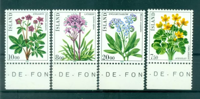 Islande 1983 - Y & T n. 545/48 - Flore (Michel n. 592/95)