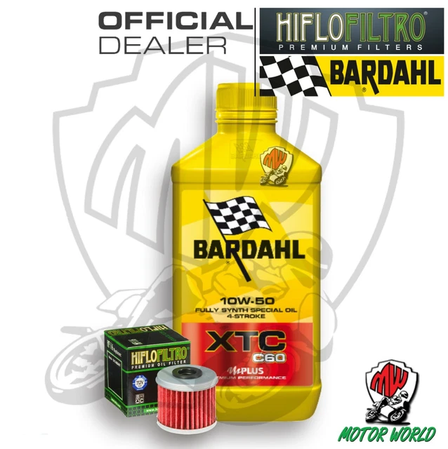 Kit Entretien Moto Honda CTX/Integra/NC 750 - Filtre Huile & Air Bardahl XTC C60 10W50 - Neuf