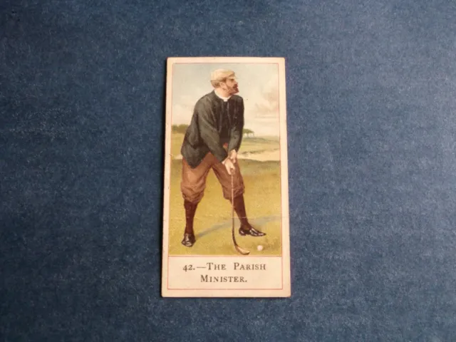 Cope Bros ( Copes Golfers ) The Parish Minister ( Good / Fair  Creased ) 1900