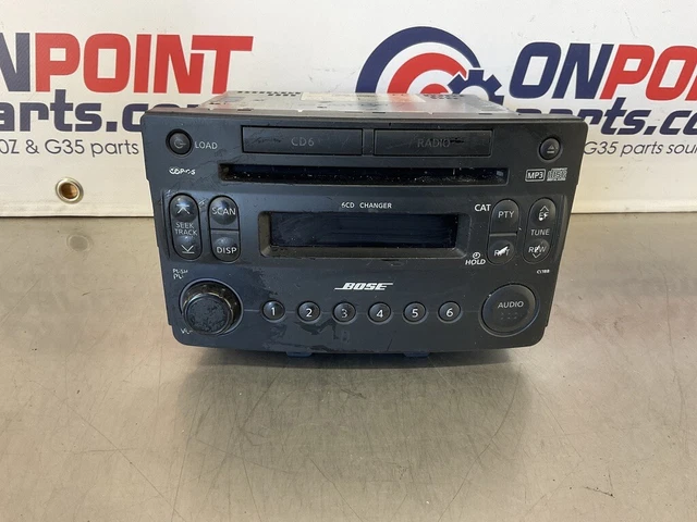 2006 Nissan 350Z Bose 6CD Stereo Radio Head Unit OEM 21BJFDA