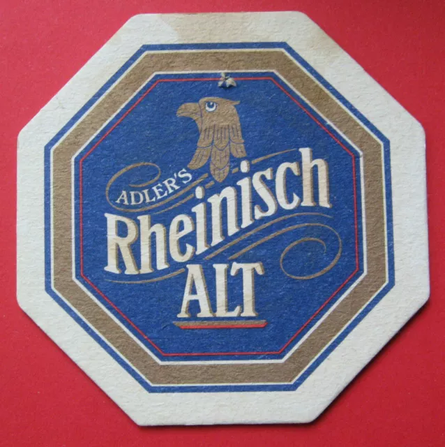 Alter Bierdeckel Adler´s Rheinisch Alt