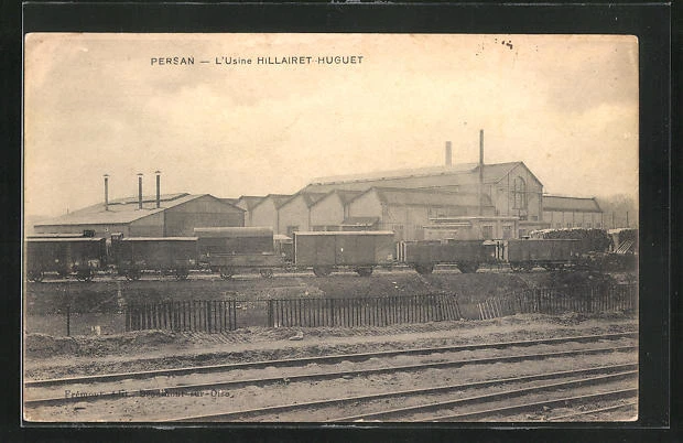 CPA Persan, L´Usine Hillairet Huguet