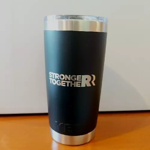* Yeti 20oz Tumbler Travel Mug Vacuum Insulated Rambler Coffee Cup Lid Black