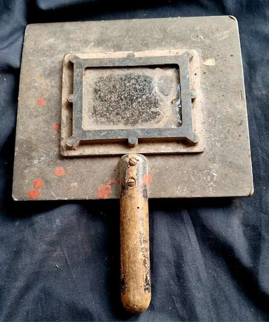 Antique Hand Held Welding Face  Shield