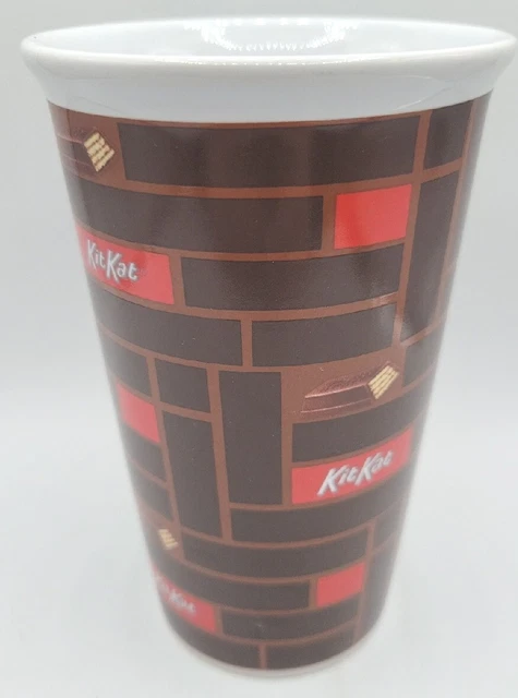 KitKat Candy Bar Coffee Travel Mug Ceramic Tumbler. Great Shape! Ships FAST/SAFE