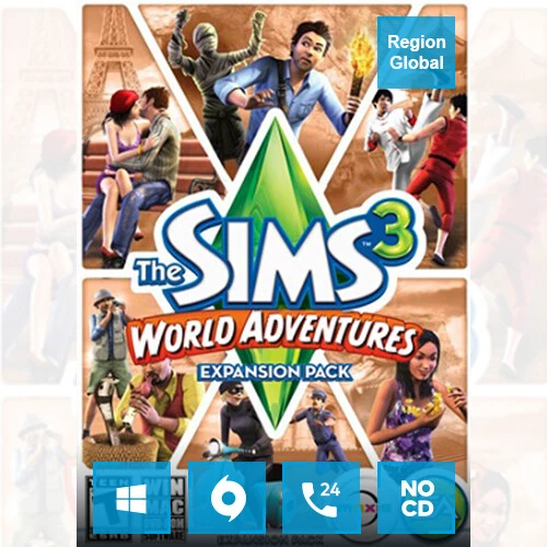THE SIMS 3 World Adventures Expansion Pack DLC PC EA App Key Global ...