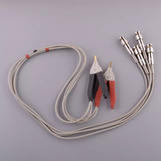 LCR Test Tester Probe Lead Clip Cable With 4 BNC For LCR Meter Terminal