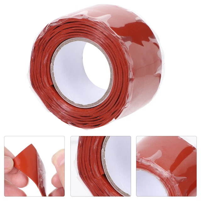 RED SILICONE RUBBER Waterproof Repair Tape Plumbers for Shower Head
