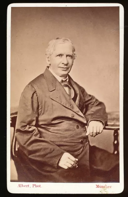 J. Albert CDV - Herrenportrait - München 1870er