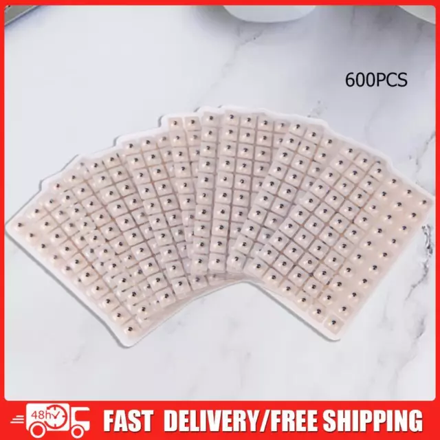600pcs Acupuncture Needle Ear Seeds Vaccaria Seeds Ear Massage Stickers