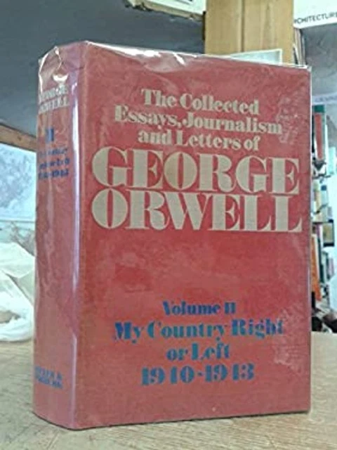 3冊セットGeorge Orwell Collected Essays… The Collected Essays, Journalism and Letters of George