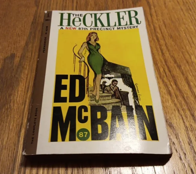 Ed McBain THE HECKLER 1st PRINT 1961 Paperback, Permabooks 87th Precint