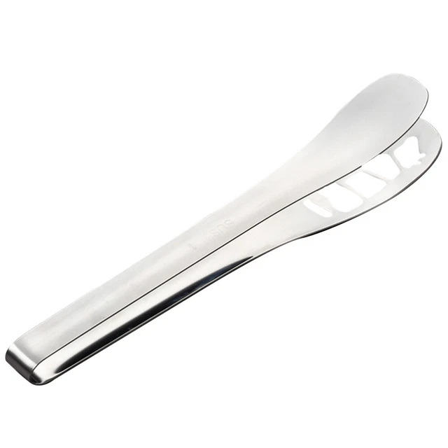 Candy Tongs Food Clip Fruit Salad Stainless Steel Grill Tongs Thicken