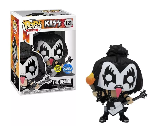 funko pop vinyl rocks kiss the demon no.121