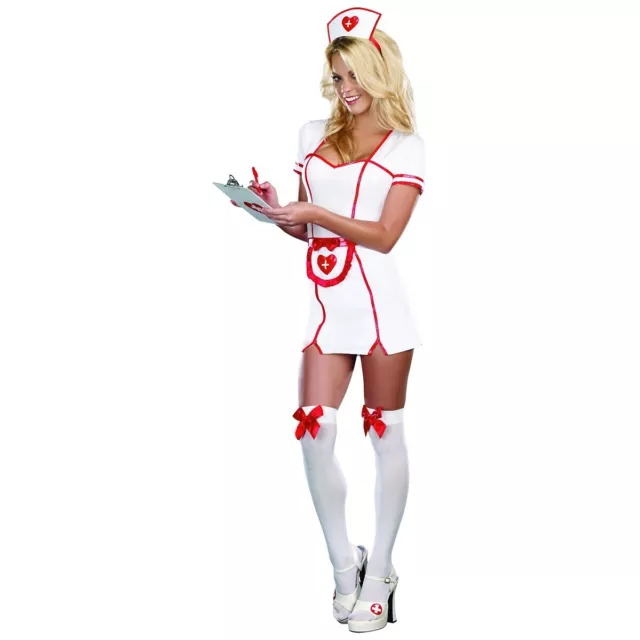 Sexy Nurse Costume Adult Halloween Fancy Dress