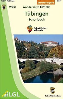 TÜBINGEN - SCHÖNBUCH: Wanderkarte 1:25.000 (Karte des Schw... | Livre