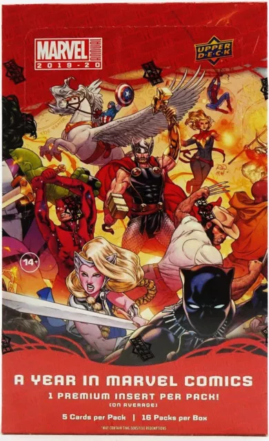 2019-20 Upper Deck Marvel Annual Hobby Box (Factory Sealed)