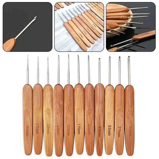 Lot De 4 Crochets Ergonomiques Pour Débutants - Tailles 7 Mm, 8 Mm, 9 Mm, 10 Mm - Tricot Et Crochet