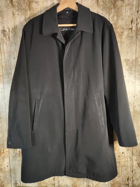 Calvin Klein men's black coat size 40 R (0606)