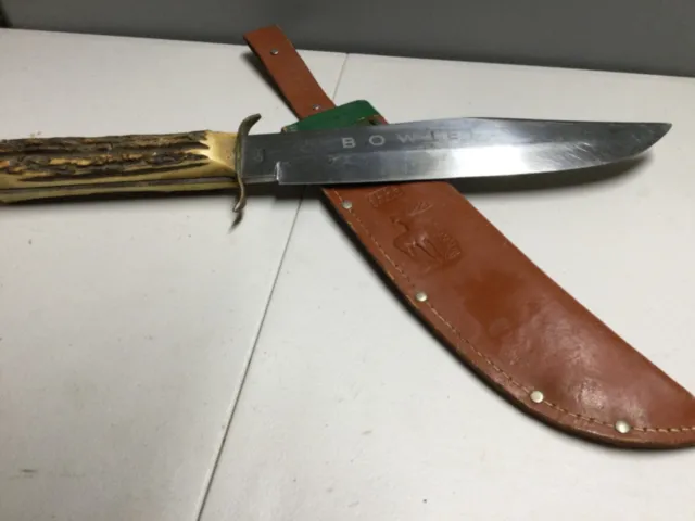ROMO Stag Hunting Knife 17 ~ Solingen Germany ~ Vintage