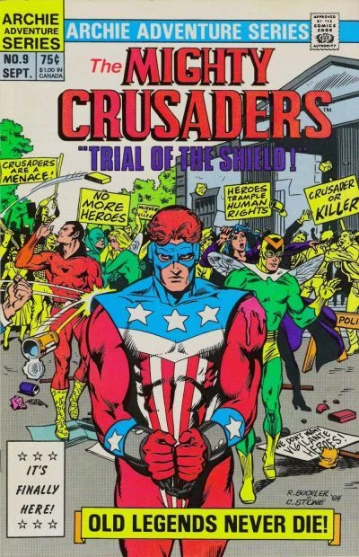 Mighty Crusaders (2nd Series) #9 VF; Archie | the Shield the Fly - we combine sh