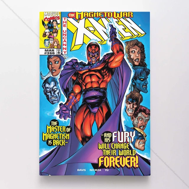 Uncanny X-Men Poster Canvas Vol 1 #366 Xmen Marvel Comic Book Art Print