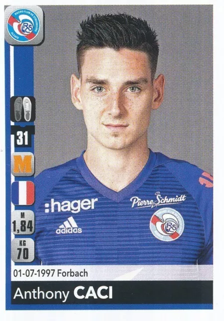 459 Anthony Caci Rc.strasbourg  Sticker Ligue 1 Conforama Panini Foot 2019