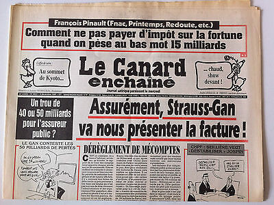 Le Canard Enchainé 10/12/1997; Dessin de Cabu/ ISF/ Thomson/ Toyota à Valencienn 
