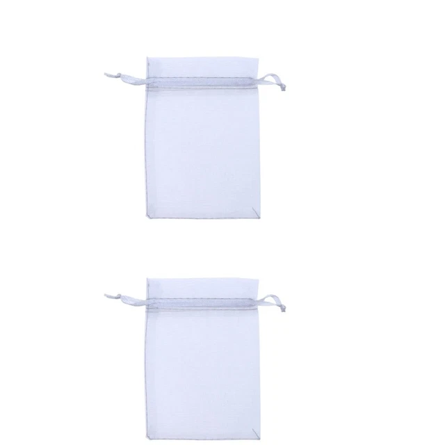 100 PCS 9x12cm Faveur de mariage Sacs Organza Bonbons Sacs