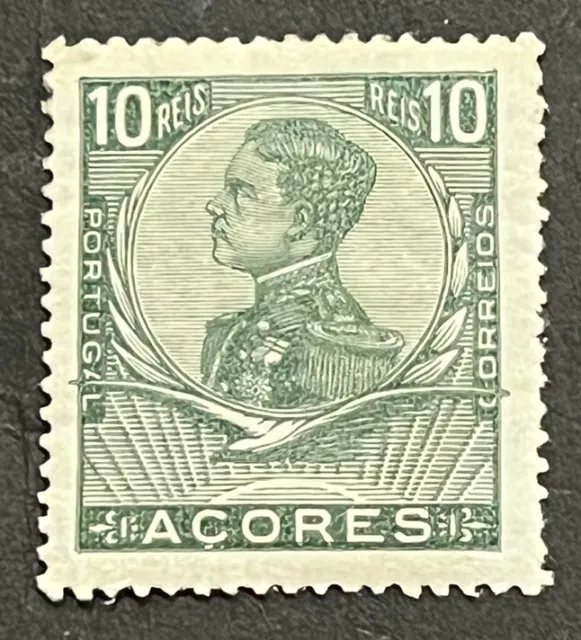 Travelstamps: 1910 Portugal Azores Stamp SG392 - King Manoel II Mint MOGH