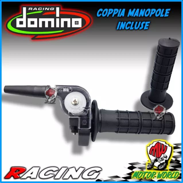 Commande Gaz Rapide Tommaselli Formule + Poignée X Moto Custom Café Race Vintage